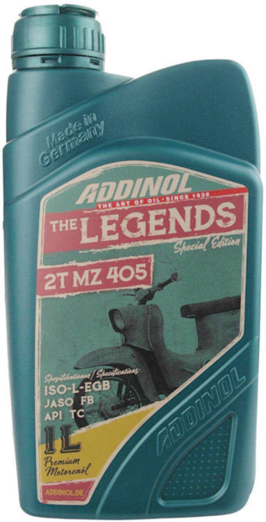 1 Liter Addinol Legend MZ 405 2-Takt Mischöl für Simson oder MZ, ETZ 