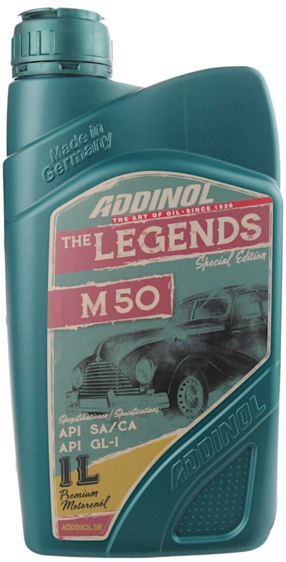 1l Getriebe- und Motoröl Addinol Legends M50 Einbereichsöl für Simson, AWO, EMW